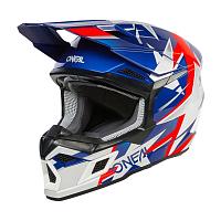 Кроссовый шлем Oneal 3Series Ride V.24 белый/синий