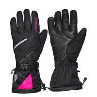Перчатки снегоходные женские Snow Queen 2.0 ladies, черно-розовые