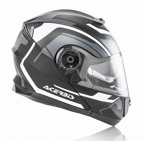 Шлем модуляр Acerbis Serel черный/серый