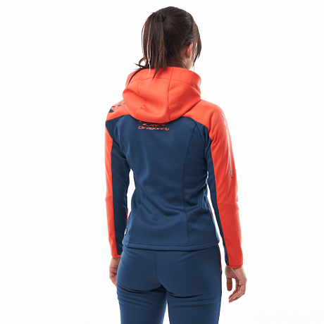 Куртка женская с капюшоном Dragonfly Explorer 2.0 Coral Ocean