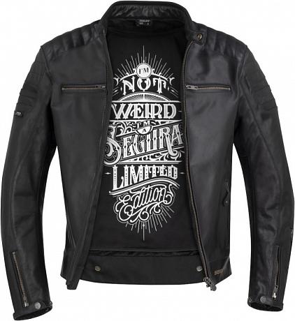 Куртка кожаная Segura STRIPE BLACK EDITION Black