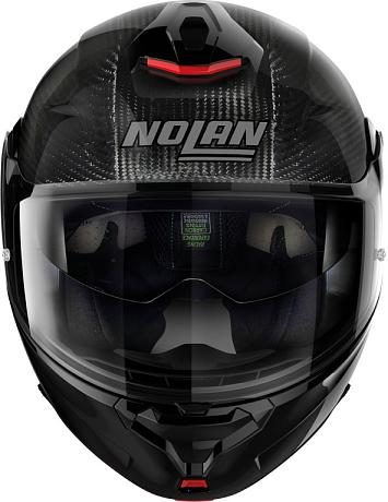 Шлем модуляр Nolan X-1005 ULTRA CARBON (2024) Dyad N-Com 101 Carbon/Glossy Black S