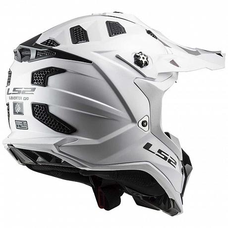 Кроссовый шлем LS2 MX700 Subverter Evo Solid Белый XS