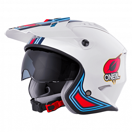 Шлем открытый O'NEAL Volt MN1 V24, глянец белый/красный S