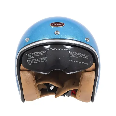 Шлем Beon B-108 с кнопками Glitter Blue S