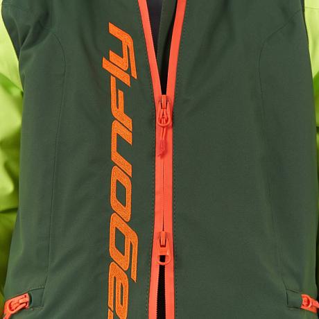 Куртка утепленная Dragonfly Gravity TEENAGER Green - Orange 2024 140-146