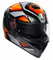 Шлем AGV K-3 SV Liquefy Black/Orange