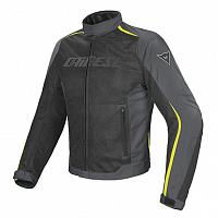 Dainese Куртка Текстильная Hydra Flux D-dry Black/Dark-Gull-Gray/Fluo-Yellow