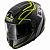 Шлем интеграл LS2 FF397 Vector Ft2 Vantage, черно-желтый