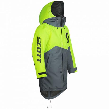 Куртка SCOTT Coat Warm-Up grey/neon yellow XS/S