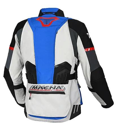 Куртка женская ткань MACNA Domane светлосерая/синяя