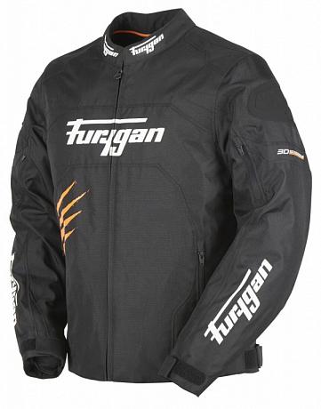 Мотокуртка текстиль Furygan Rock текстиль, цвет Черный/Оранжевый