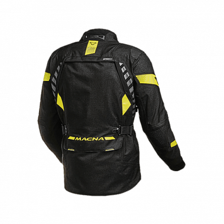 Куртка ткань MACNA ULTIMAX черн. с желт. полосками S