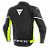 Куртка кожаная Dainese Racing 3, черно-желтый