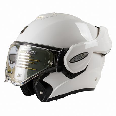 Мотошлем Scorpion Exo-Tech Solid, цвет Белый XS