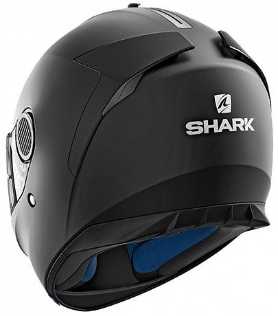 Шлем интеграл Shark Spartan Черный матовый