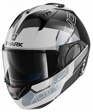 Шлем модуляр Shark Evo-One 2 Slasher, бело--черный S