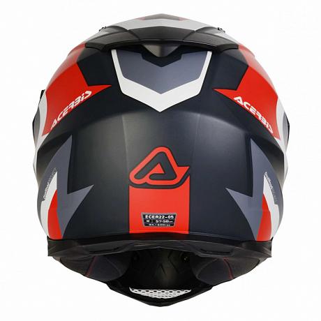 Шлем Acerbis FLIP FS-606 Grey/red