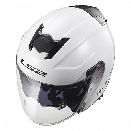 Открытый шлем OF521 LS2 Infinity Solid Белый S