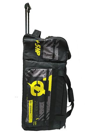 Сумка Grom MX1 Gearbag Fragments Neongrey с колесами и ручкой телескоп