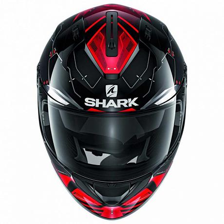 Шлем интеграл Shark Ridill Mecca, цвет Черный/Красный/Серый
