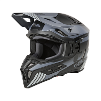 Кроссовый шлем Oneal EX-SRS Hitch V.24 черный/серый