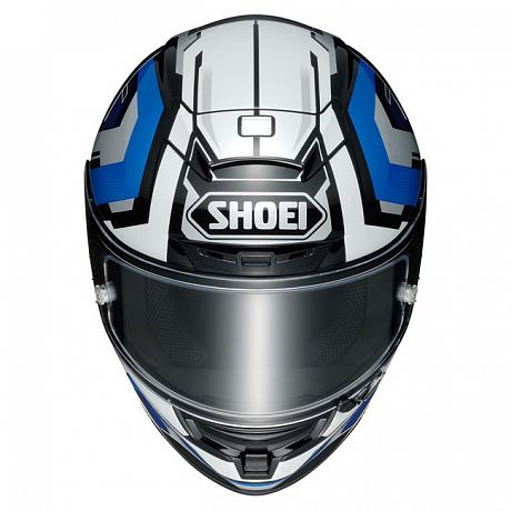 Мотошлем интеграл Shoei X-Spirit III Brink, сине-серый