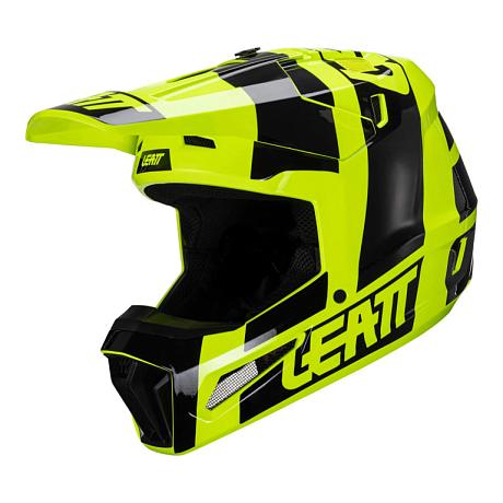 Шлем кроссовый Leatt Moto 3.5 Helmet Kit 2024 Citrus