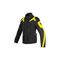 Куртка женская текстильная Dainese Tempest Lady D-dry Black/black/fluo-yellow