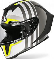 Шлем AIROH GP550 S Skyline, Желто-Черно-Серый Матовый